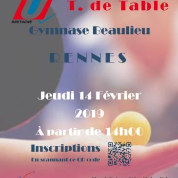 Championnat de Bretagne de tennis de table