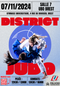 Brest - District de Judo @ Salle 7 - SUAPS UBO | Brest | Bretagne | France