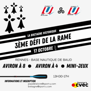 Rennes - Défi de la rame @ Base Nautique de Baud