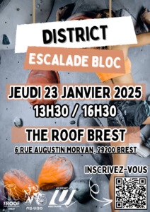 Brest - District Escalade Bloc @ The Roof | Brest | Bretagne | France