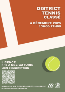 District de Tennis Classé @ Tennis Club Brestois | Brest | Bretagne | France