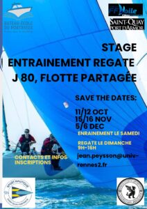 Stage Entraînement Régate J80 Flotte Partagée @ Saint quay Portrieux
